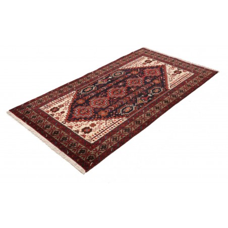 Tappeto Baluch Persia marrone blu 109x194