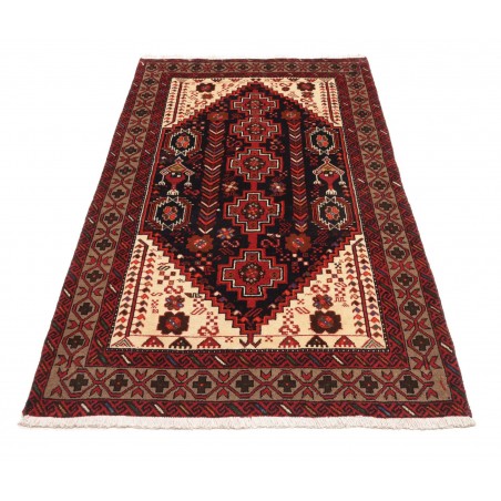 Tappeto Baluch Persia marrone blu 109x194