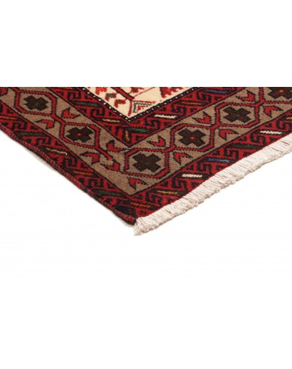 Tappeto Baluch Persia marrone blu 109x194