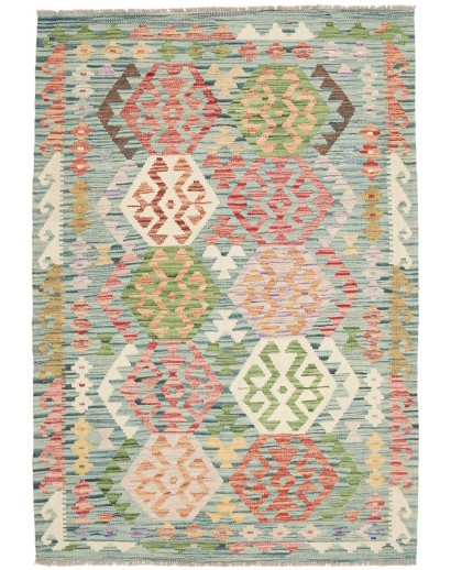 Tappeto Kilim Afghanistan marrone 128x181