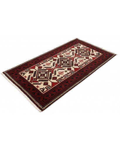 Tappeto Baluch Persia giallo marrone 97x180