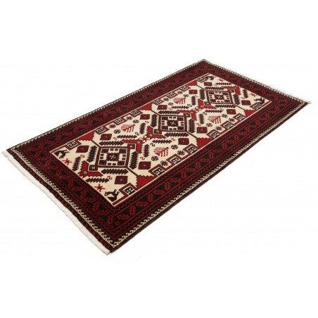 Tappeto Baluch Persia giallo marrone 97x180