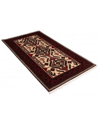 Tappeto Baluch Persia giallo marrone 97x180