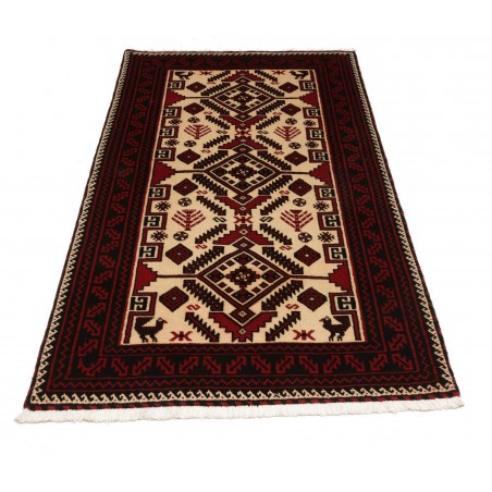 Tappeto Baluch Persia giallo marrone 97x180