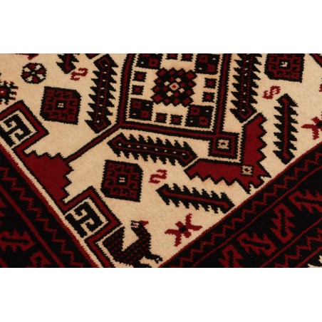 Tappeto Baluch Persia giallo marrone 97x180