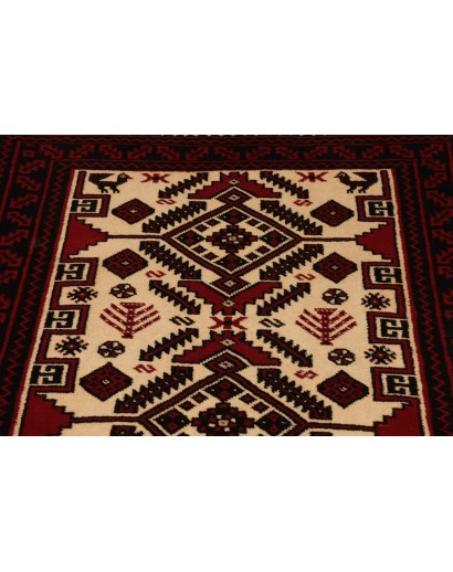 Tappeto Baluch Persia giallo marrone 97x180