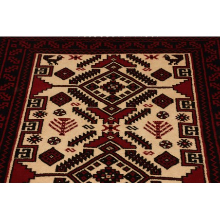 Tappeto Baluch Persia giallo marrone 97x180