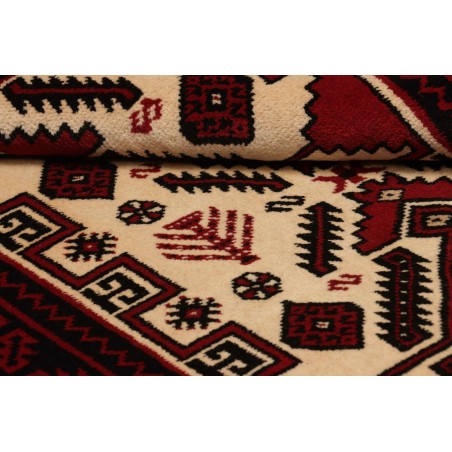 Tappeto Baluch Persia giallo marrone 97x180