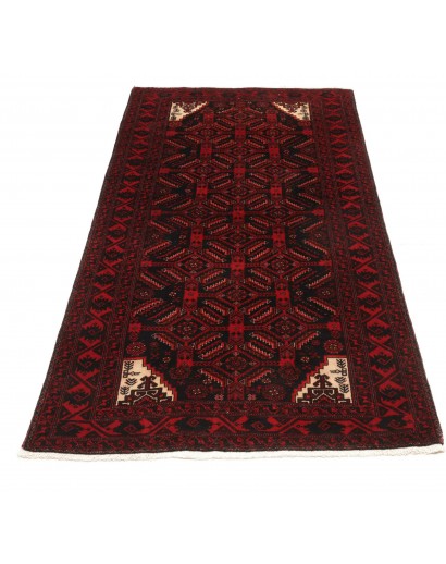Tappeto Baluch Persia grigio marrone 97x192