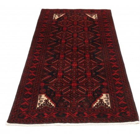 Tappeto Baluch Persia grigio marrone 97x192