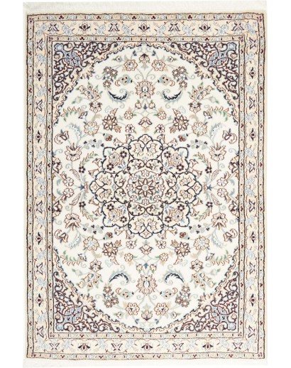 Tappeto Nain 9La Persia bianco verde 102x146