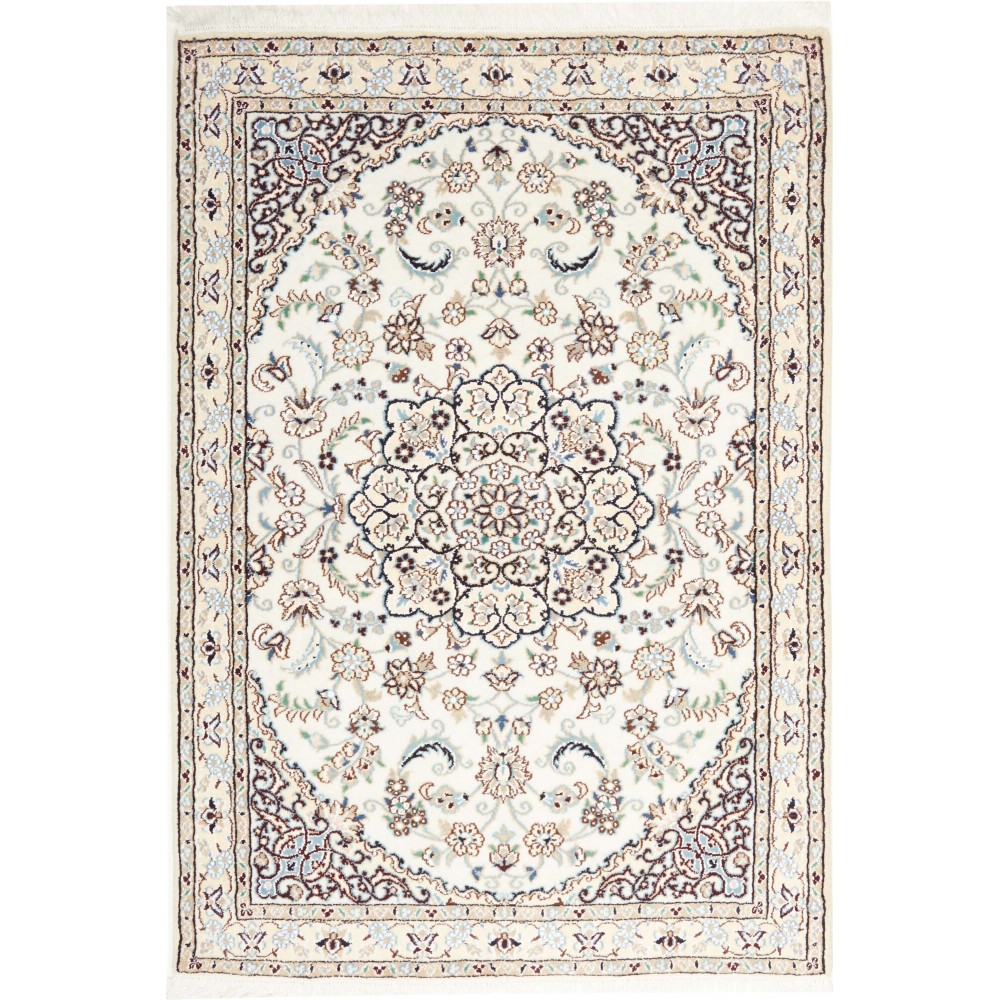 Tappeto Nain 9La Persia bianco verde 102x146