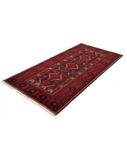 Tappeto Baluch Persia marrone rosso 106x205