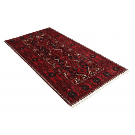 Tappeto Baluch Persia marrone rosso 106x205