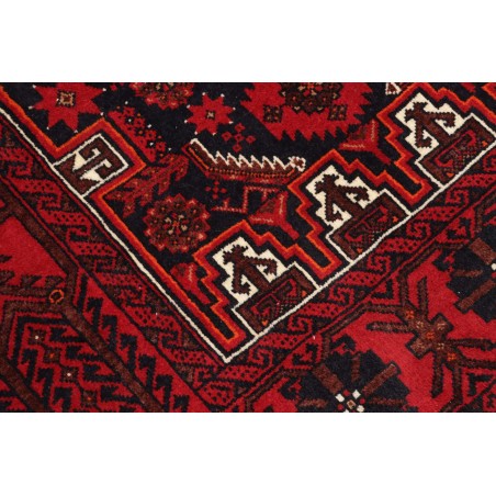 Tappeto Baluch Persia marrone rosso 106x205