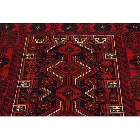 Tappeto Baluch Persia marrone rosso 106x205