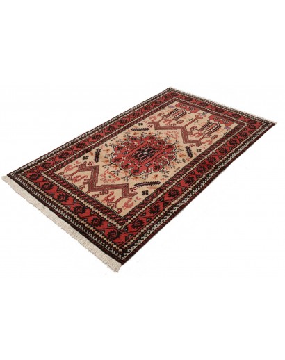 Tappeto Baluch Persia rosso marrone 115x190