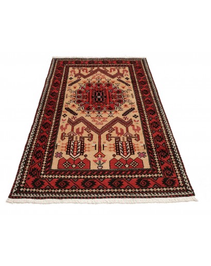Tappeto Baluch Persia rosso marrone 115x190