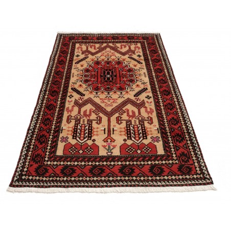 Tappeto Baluch Persia rosso marrone 115x190