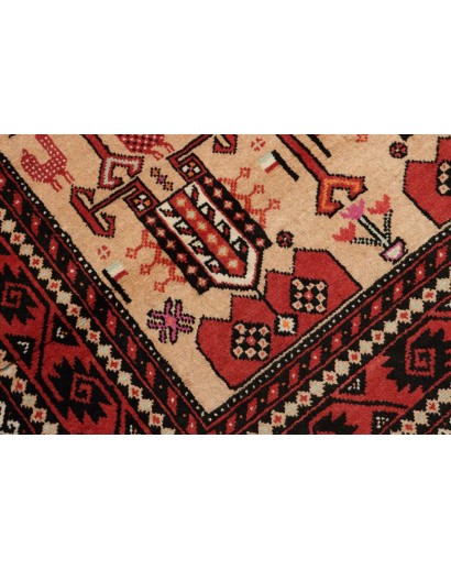 Tappeto Baluch Persia rosso marrone 115x190