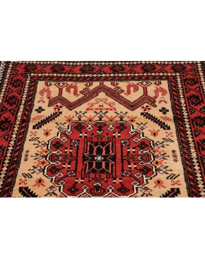 Tappeto Baluch Persia rosso marrone 115x190