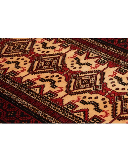 Tappeto Baluch Persia blu marrone 100x208
