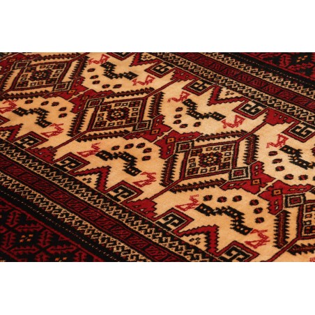 Tappeto Baluch Persia blu marrone 100x208