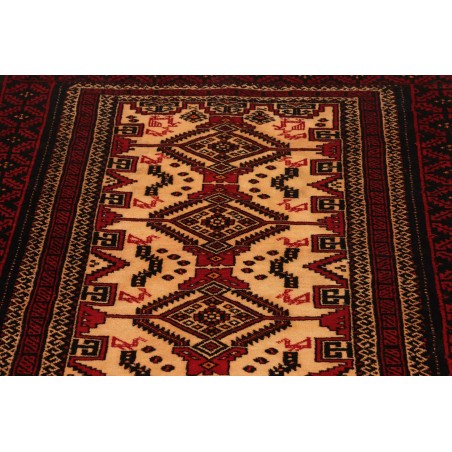Tappeto Baluch Persia blu marrone 100x208