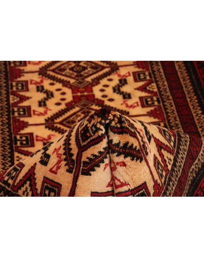 Tappeto Baluch Persia blu marrone 100x208