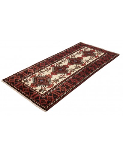 Tappeto Baluch Persia grigio marrone 96x199