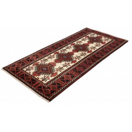 Tappeto Baluch Persia grigio marrone 96x199