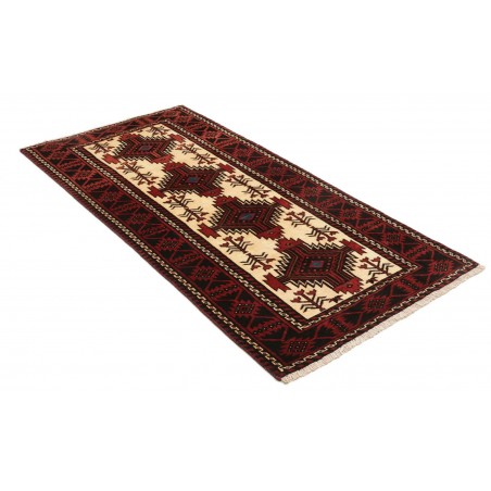 Tappeto Baluch Persia grigio marrone 96x199