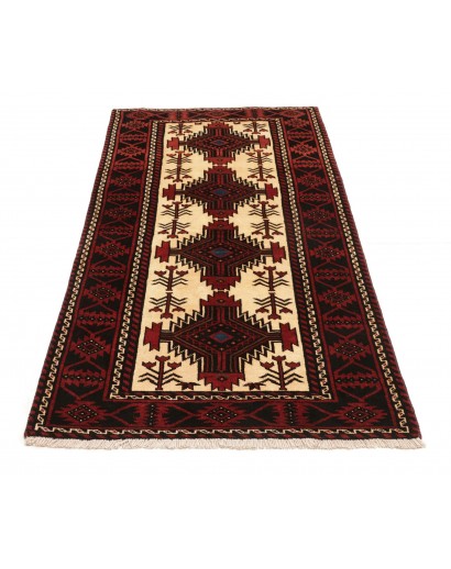 Tappeto Baluch Persia grigio marrone 96x199