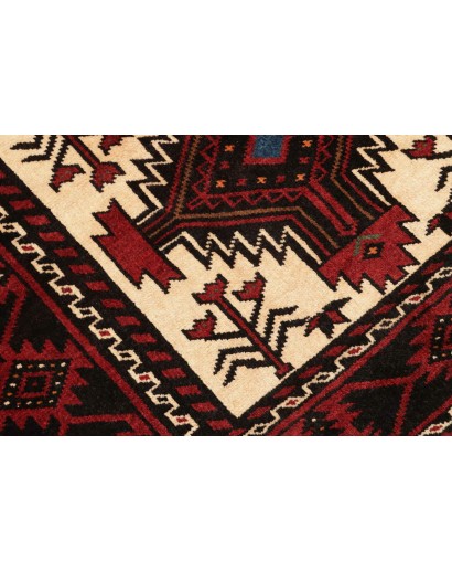 Tappeto Baluch Persia grigio marrone 96x199