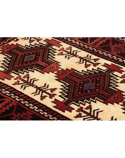 Tappeto Baluch Persia grigio marrone 96x199