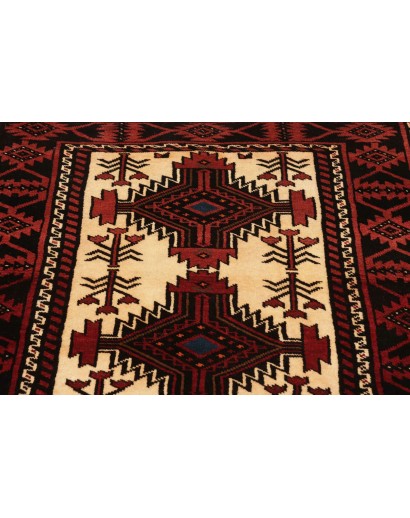 Tappeto Baluch Persia grigio marrone 96x199
