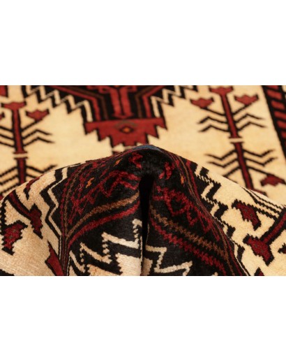 Tappeto Baluch Persia grigio marrone 96x199