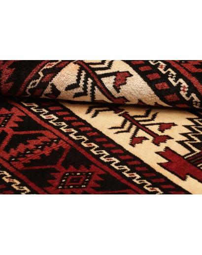 Tappeto Baluch Persia grigio marrone 96x199