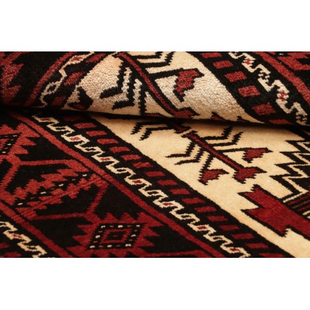 Tappeto Baluch Persia grigio marrone 96x199