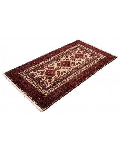 Tappeto Baluch Persia blu marrone 105x184