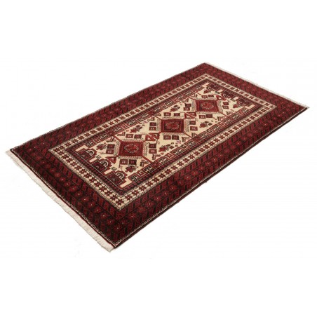 Tappeto Baluch Persia blu marrone 105x184