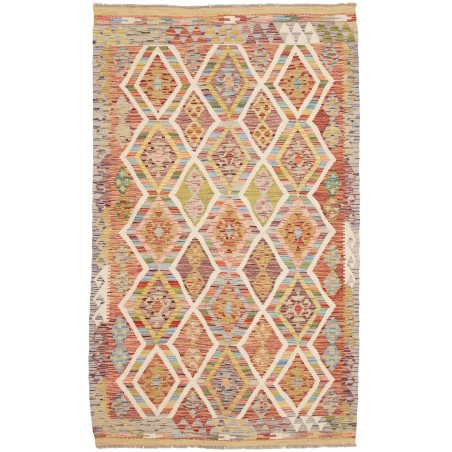 Tappeto Kilim Afghanistan marrone 124x204