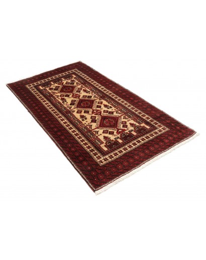 Tappeto Baluch Persia blu marrone 105x184