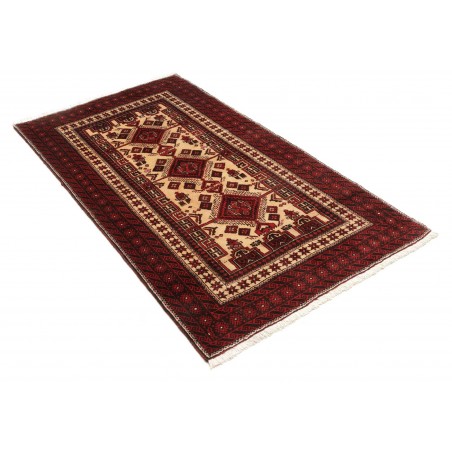 Tappeto Baluch Persia blu marrone 105x184
