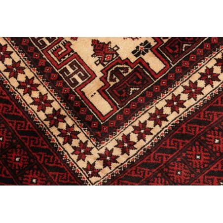 Tappeto Baluch Persia blu marrone 105x184