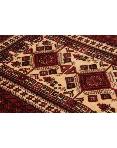 Tappeto Baluch Persia blu marrone 105x184