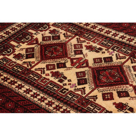 Tappeto Baluch Persia blu marrone 105x184