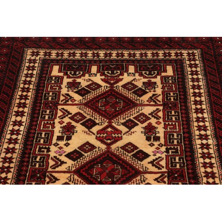 Tappeto Baluch Persia blu marrone 105x184