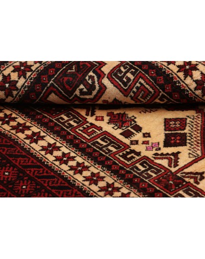 Tappeto Baluch Persia blu marrone 105x184