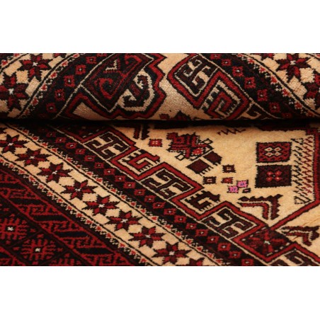 Tappeto Baluch Persia blu marrone 105x184